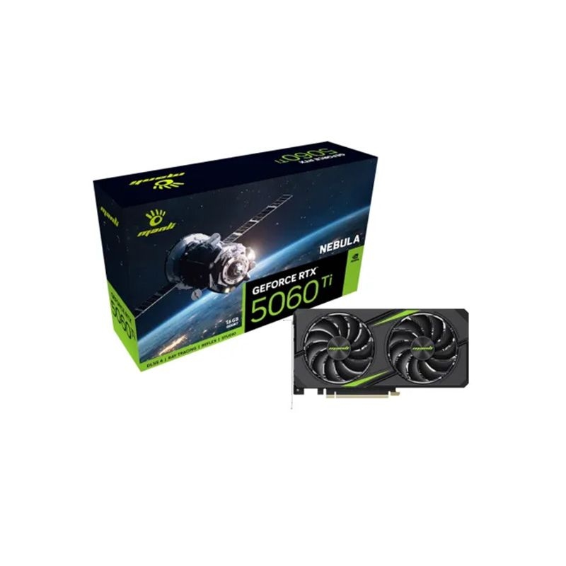 Manli Nebula V2 GeForce RTX 5060 Ti 16GB GDDR7 Graphics Card