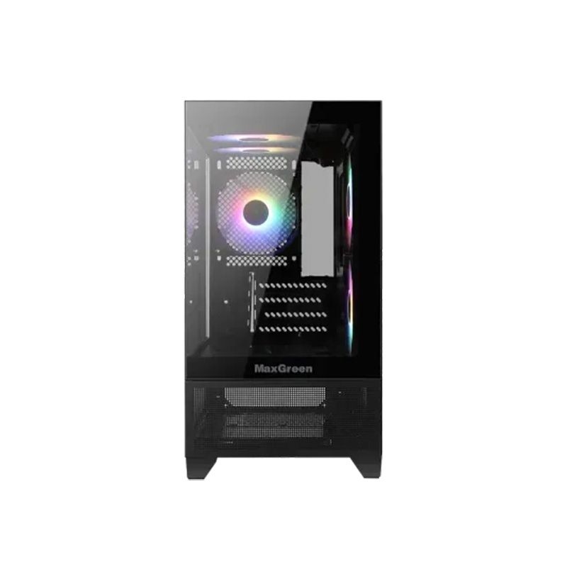 MaxGreen Panora PS5 Mid-Tower M-ATX Gaming Casing With 200W PSU