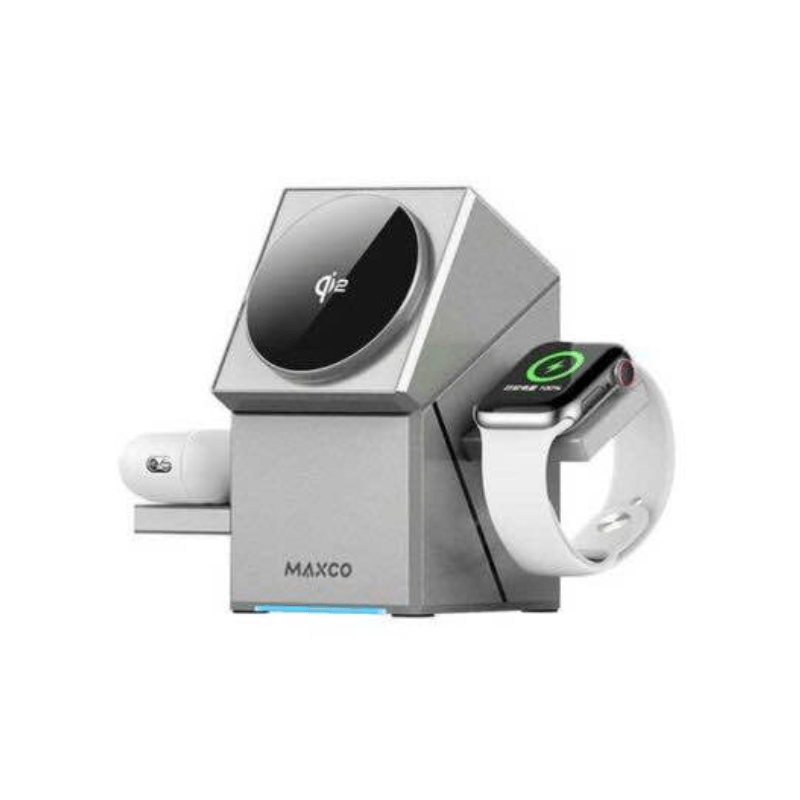 Maxco MW11 Geometry Qi2 3 in 1 Magsafe Wireless Charger