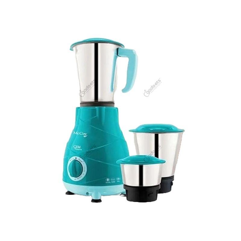 McCoy GEM Sapphire 3 Jars Mixer Grinder - 500W