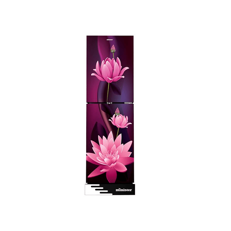 Minister M-306 EL Purple Lotus Refrigerator - 306L