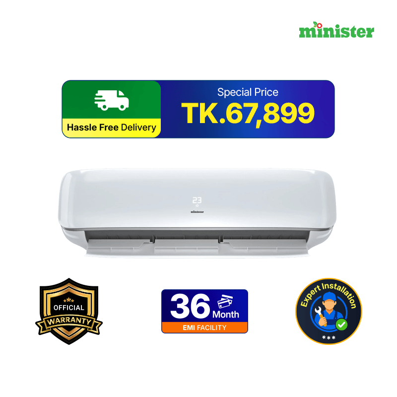 Minister Split INV-M24K410GE-FC Inverter Air Conditioner - 2 Ton