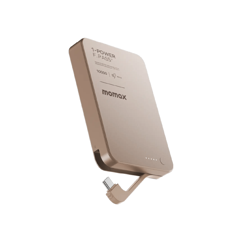 Momax 1-Power F.Pass Plus Magnetic Battery Pack with Built-in Cable