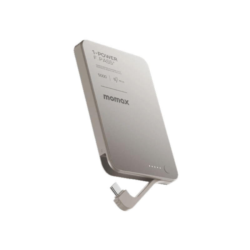 Momax 1-Power F.Pass Plus Magnetic Battery Pack with Built-in Cable