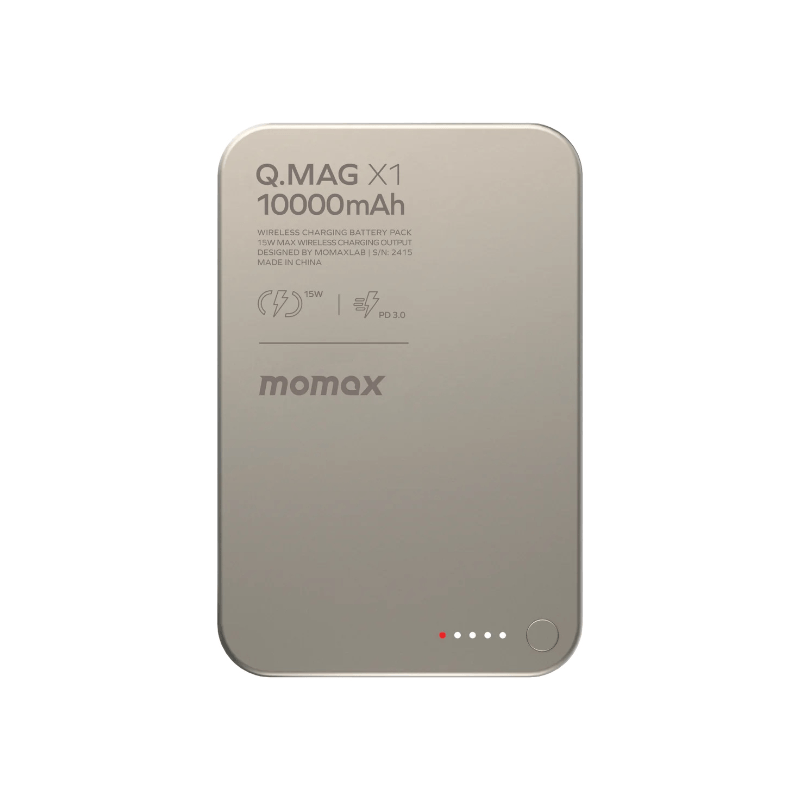 Momax Q.Mag X1 Magnetic Wireless Power Bank - 10000mAh