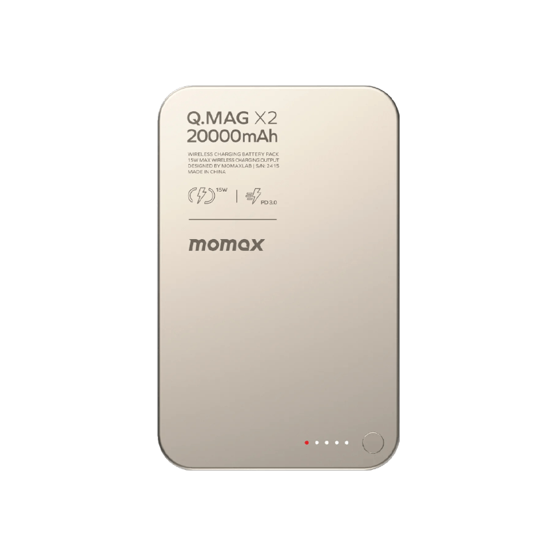 Momax Q.Mag X2 Magnetic Wireless Power Bank - 20000mAh