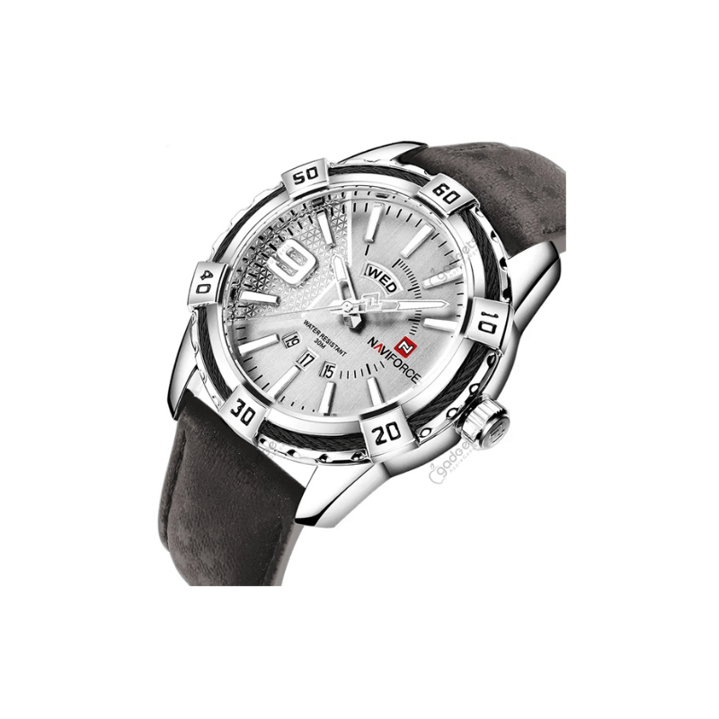 NAVIFORCE NF9117 Casual Quartz PU Leather Men’s Watch