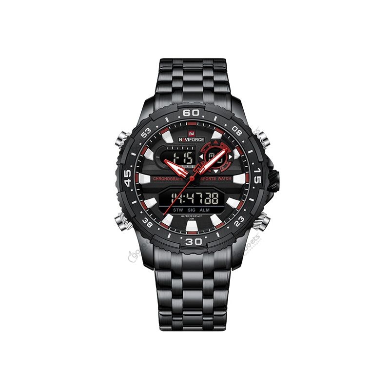 NAVIFORCE NF9234 Multi-Function Dual-Display Men’s Watch