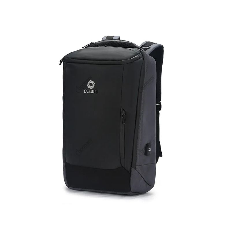 Ozuko 9060 Men Custom Travelling Bags School Bags Set 16 Inch Customized Business Laptop Backpack