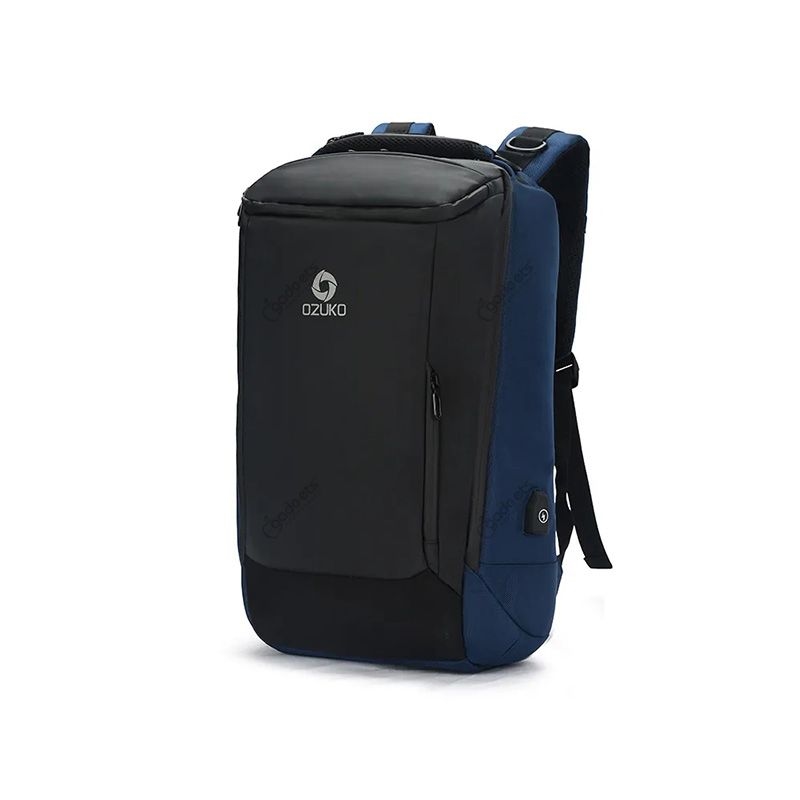 Ozuko 9060 Men Custom Travelling Bags School Bags Set 16 Inch Customized Business Laptop Backpack