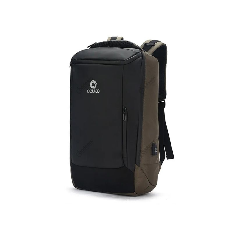 Ozuko 9060 Men Custom Travelling Bags School Bags Set 16 Inch Customized Business Laptop Backpack