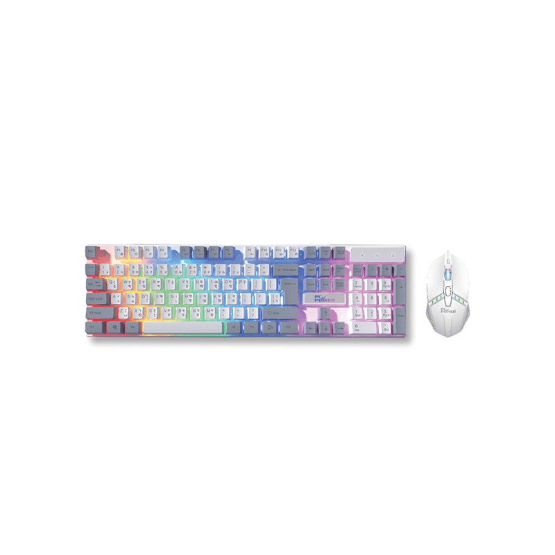 PC Power KMO2W Wired Gaming Keyboard & Mouse Combo