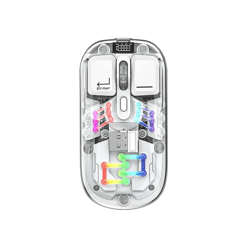PC Power Obsidian PGM-P7 Wireless Transparent Mouse