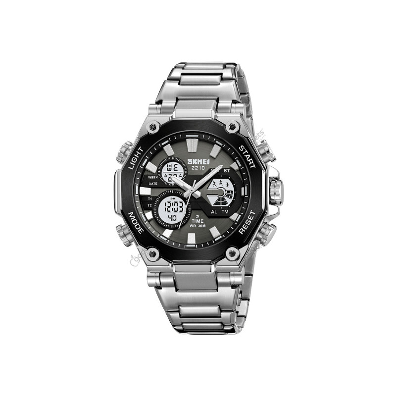 SKMEI 2210 Dual Time Display Luxury Waterproof Men’s Watch
