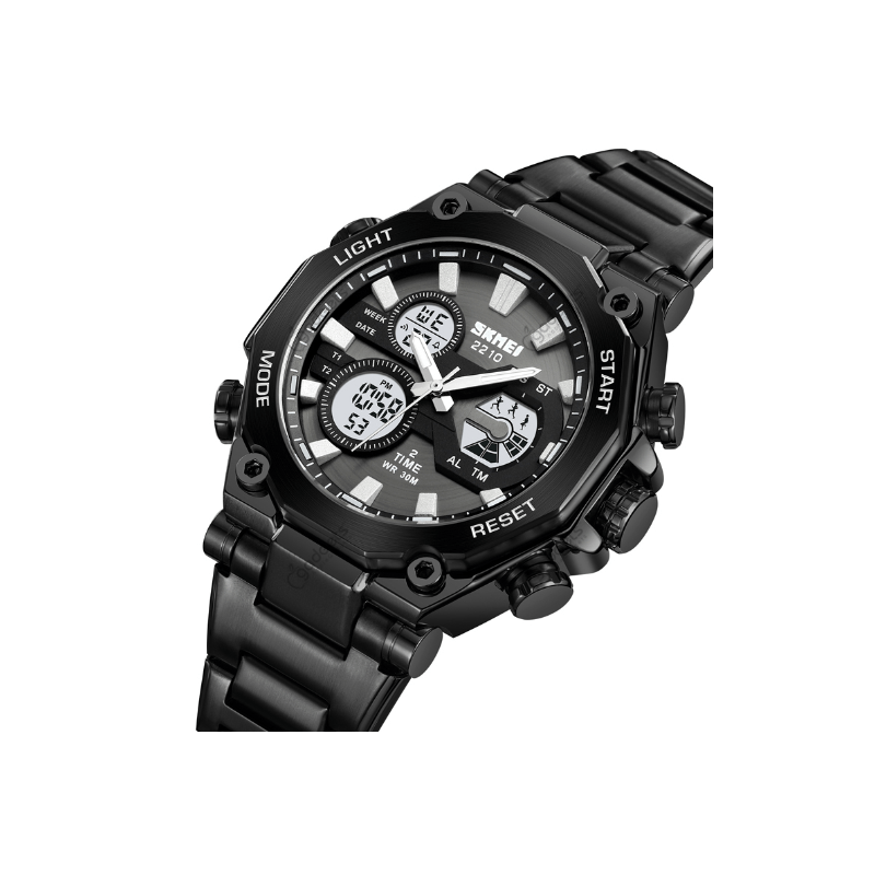 SKMEI 2210 Dual Time Display Luxury Waterproof Men’s Watch
