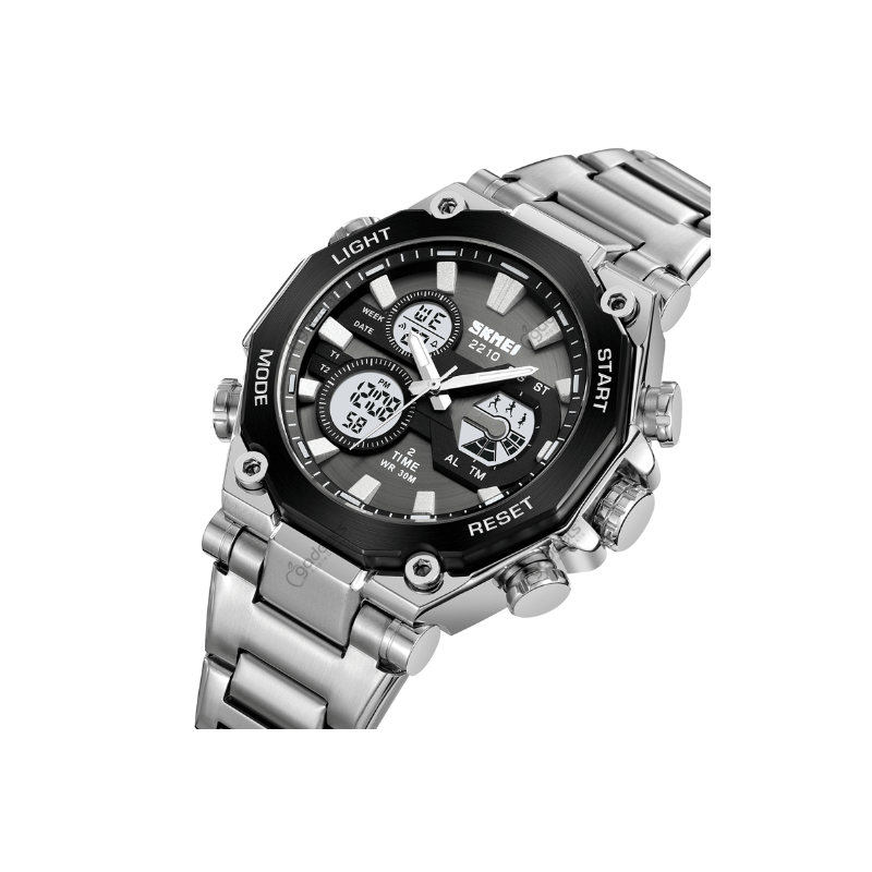 SKMEI 2210 Dual Time Display Luxury Waterproof Men’s Watch