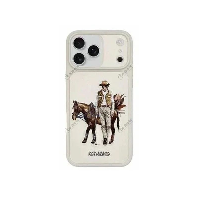 Santa Barbara Cedric Series Leather Case for iPhone 17 Pro Max