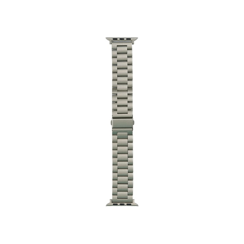 Smart Watch Strap 3 Beads Metal Wrist Bracelet Strap - 42/44/45/49mm