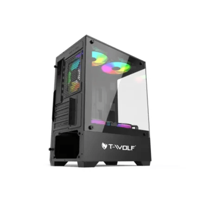 T-Wolf Ice Cooler X5 ARGB M-ATX Mid Tower Gaming Casing