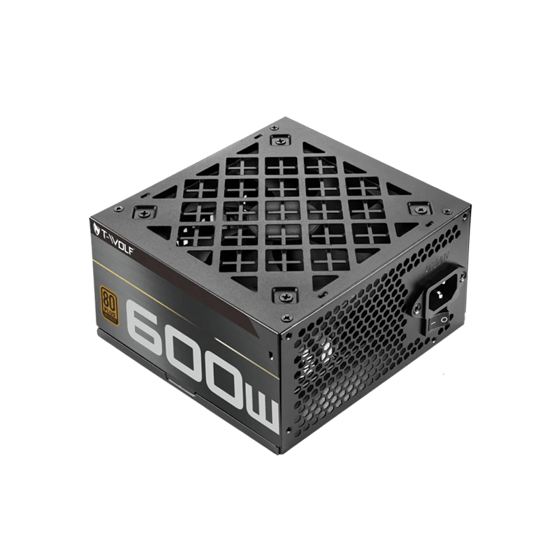 T-Wolf Krypton-K600 80 Plus Bronze ATX Power Supply - 600W