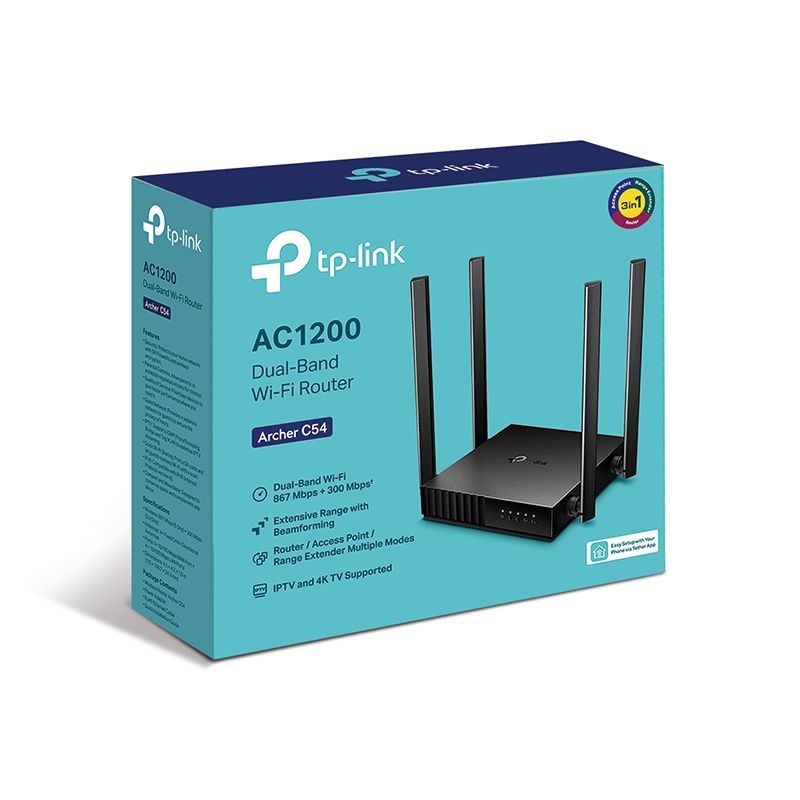 TP-Link Archer C54 AC1200 Dual Band Wi-Fi Router