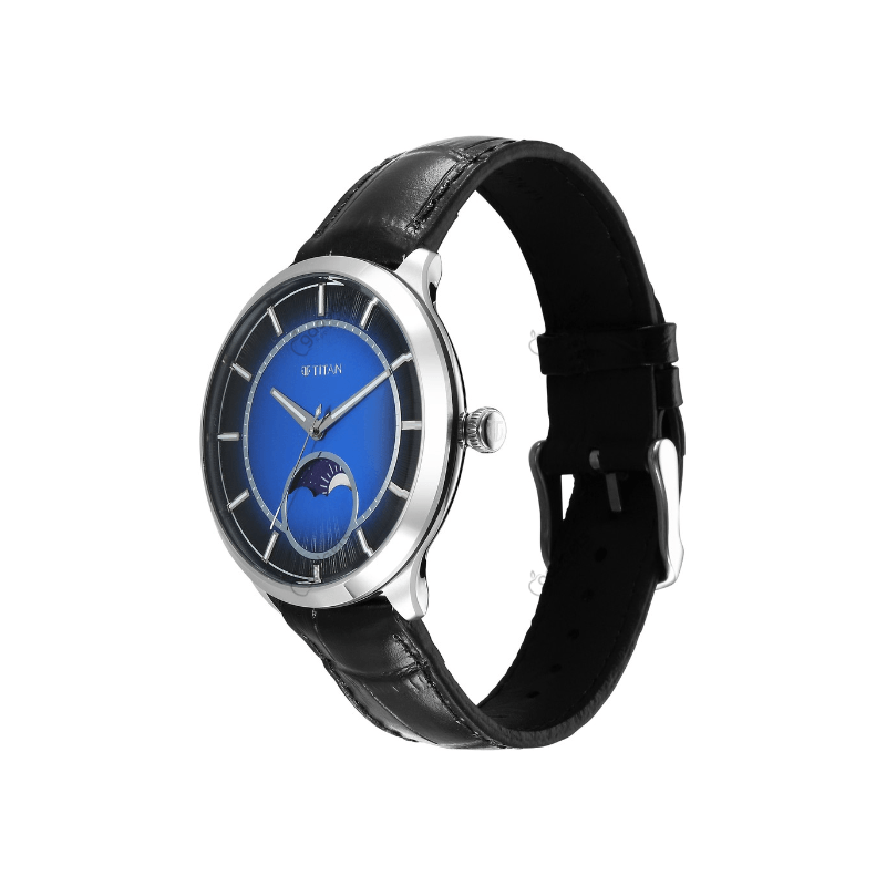 Titan Caelum Sun Moon 10028SL01 Stellar Edition Men’s Watch