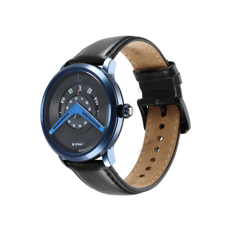 Titan Maritime NT1828QL04 Analog Leather Strap Men’s Watch