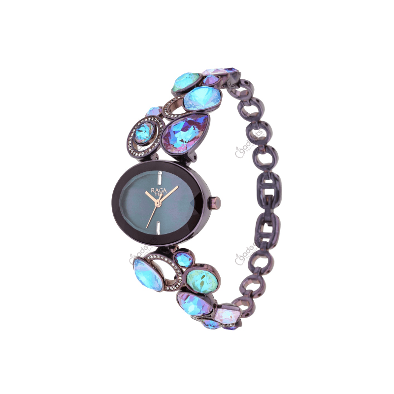 Titan Raga Moments Of Joy NT95126QM01F Quartz Analog Maroon Metal Strap Women’s Watch