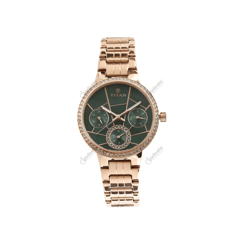 Titan Whimsy NT95058WM01 Quartz Multifunction Metal Strap Women’s Watch