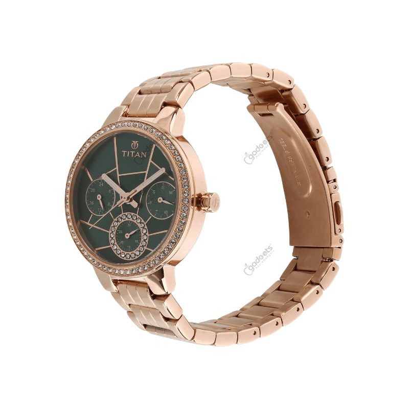 Titan Whimsy NT95058WM01 Quartz Multifunction Metal Strap Women’s Watch
