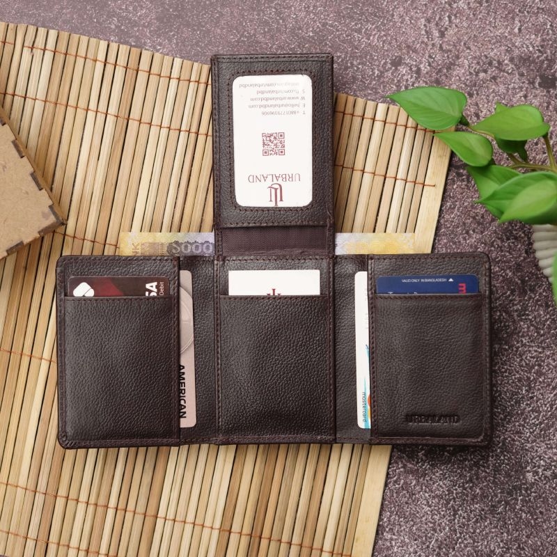 Urbaland Edd Trifold Leather Wallet