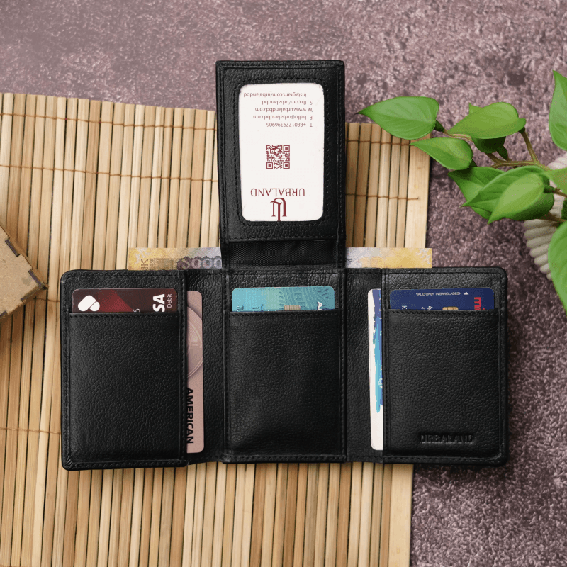 Urbaland Edd Trifold Leather Wallet