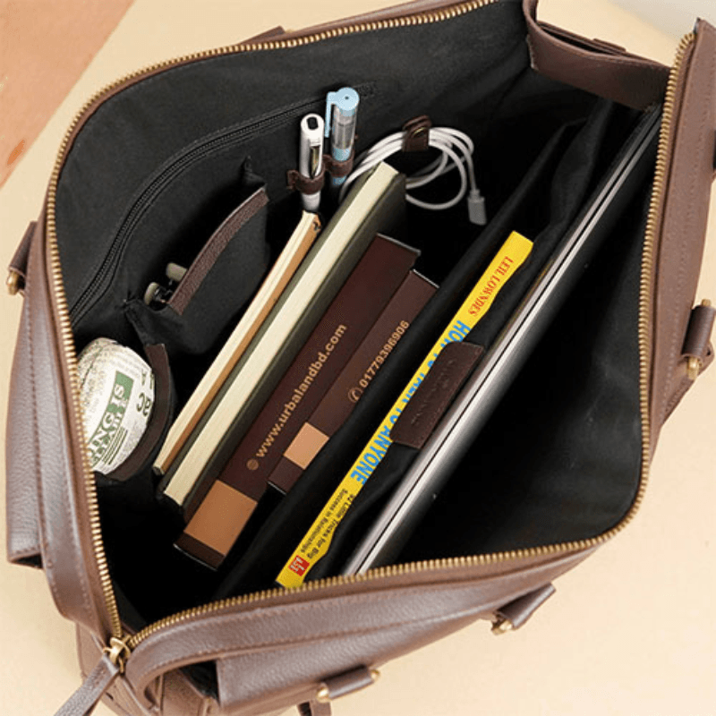 Urbaland Victor Laptop Organizer Leather Bag