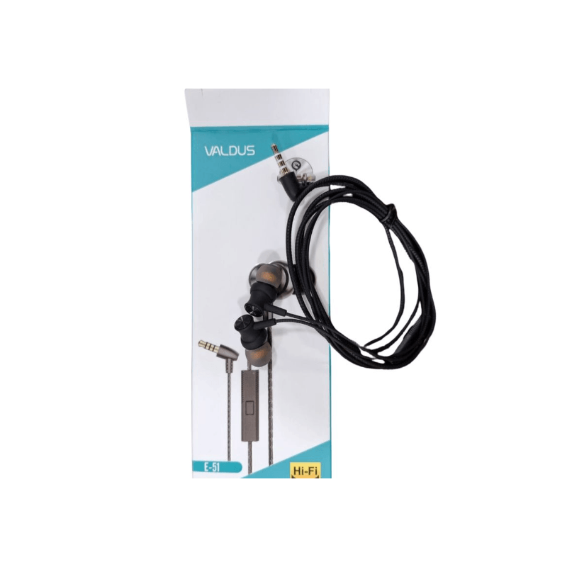 Valdus E-51 3.5mm Wired Earphone