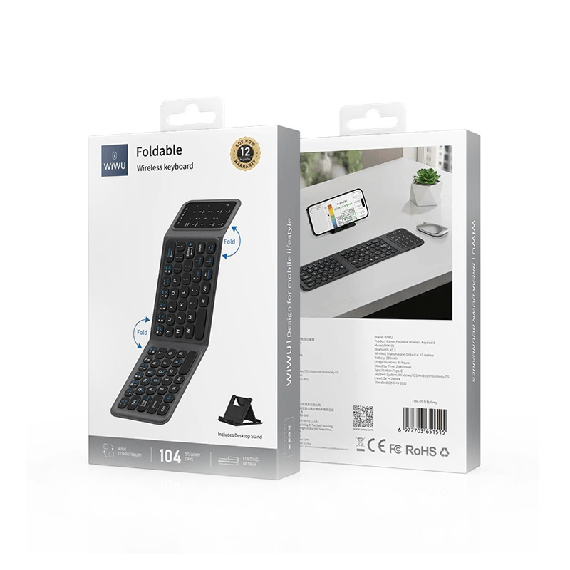 WiWU FMK-05 Portable Foldable Wireless Keyboard