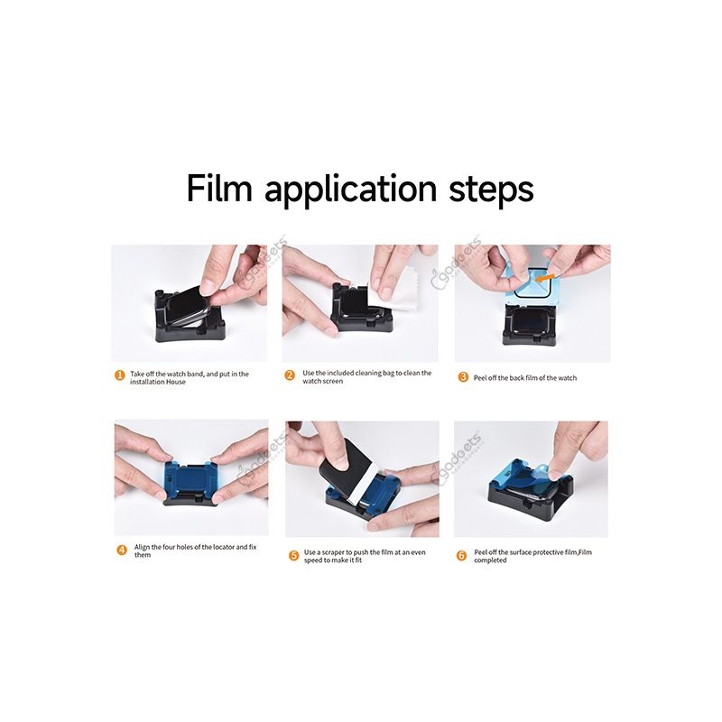WiWU JD-107 Easy install Watch Screen Protector for iWatch