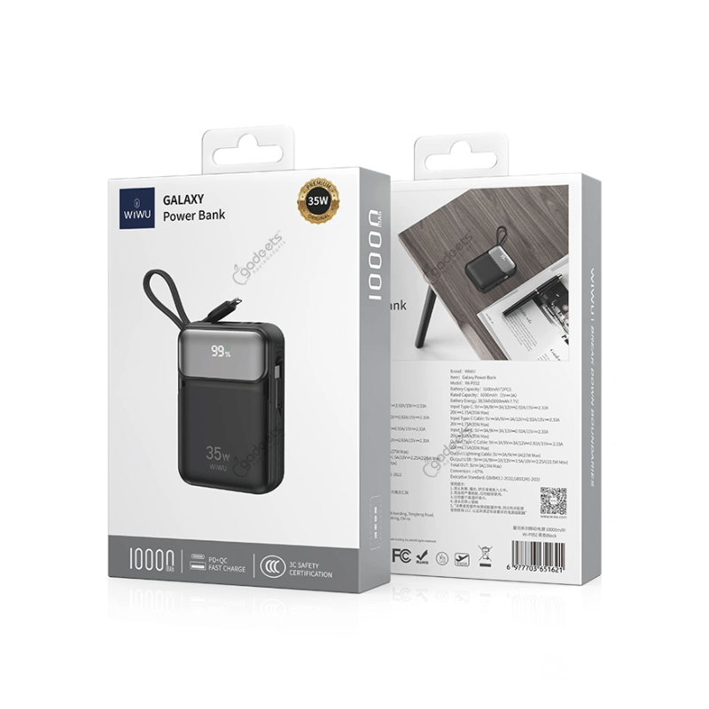 WiWU Galaxy Wi-P052 10000mAh Power Bank - 35W