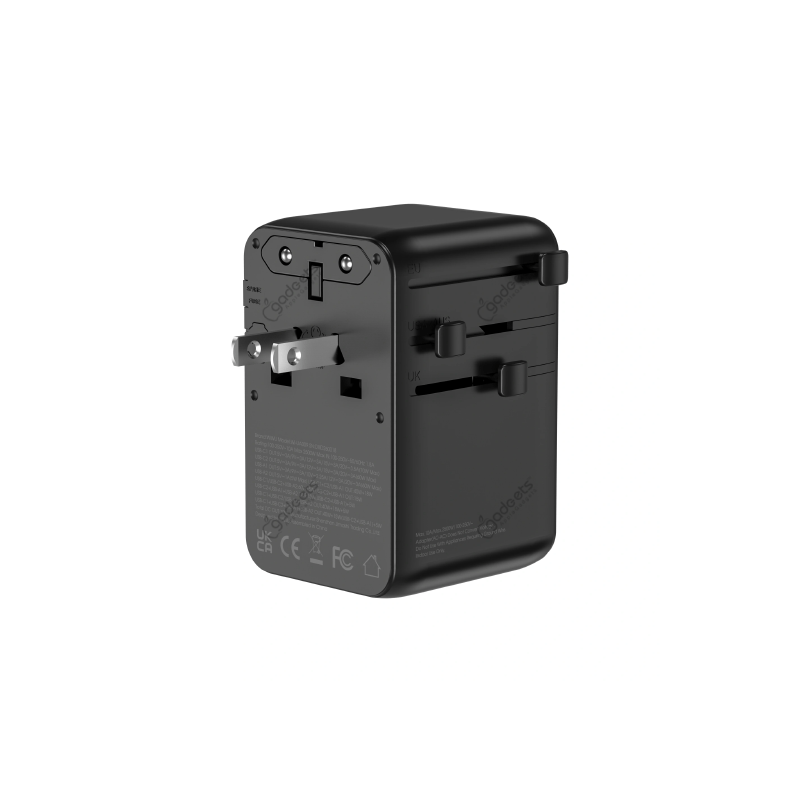 Wiwu Warrior Wi-UA009 GaN Universal Adapter with Cable - 70W