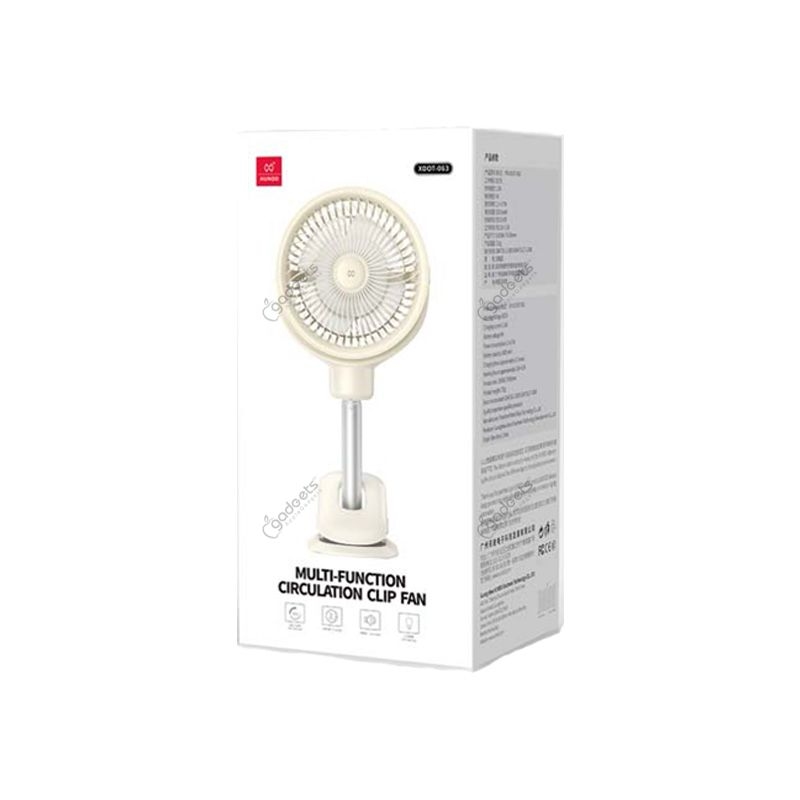 XUNDD XDOT-063 Multi-Functional Clip Fan - 6000mAh