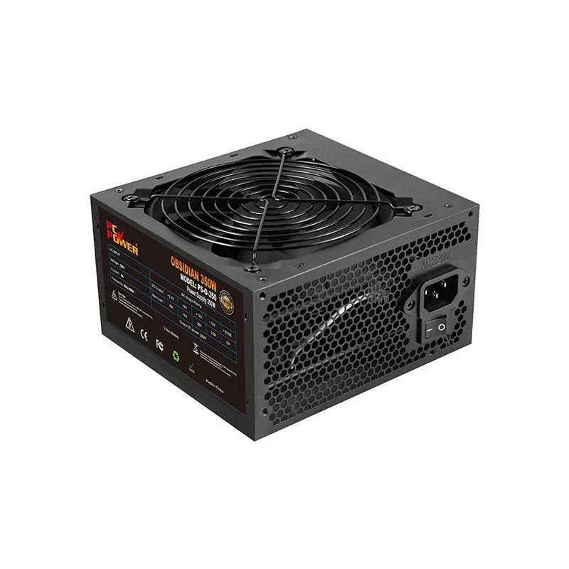 Pc Power Obsidian PS-O-350 350W Non-Modular 80 Plus Power Supply