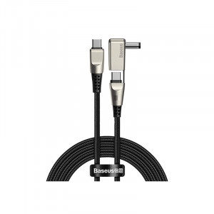 Baseus One-for-Two Fast Charging Data Cable Type-C to C+DC 100W