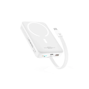 Baseus Magnetic Mini 30W Wireless Fast Charge Power Bank with Built-in Cable - 10000mAh