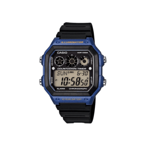 Casio Youth Illuminator World Time AE-1300WH-2AVDF Resin Belt Men’s Watch