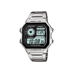 Casio Youth World Time AE-1200WHD-1AVDF Digital Chain Men’s Watch