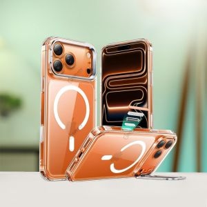 ESR Classic Hybrid Magnetic Case Camera Control with Stand for iPhone 17 Series