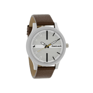 Fastrack Fundamentals 38051SL01 Quartz Analog Leather Strap Men's Watch