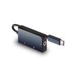 WiWU LT02 Pro 3 in 1 Type-C to Dual Type-C + 3.5mm Audio Adapter