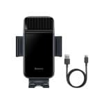 Baseus Smart Solar Power Wireless Car Mount Electric Holder
