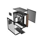 Antec C8 CURVE WOOD Constellation Series Full View E-ATX Full Tower Gaming Casing
