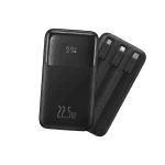 Baseus Comet Series Triple-Cable Digital Display Fast Charge Power Bank - 22.5W